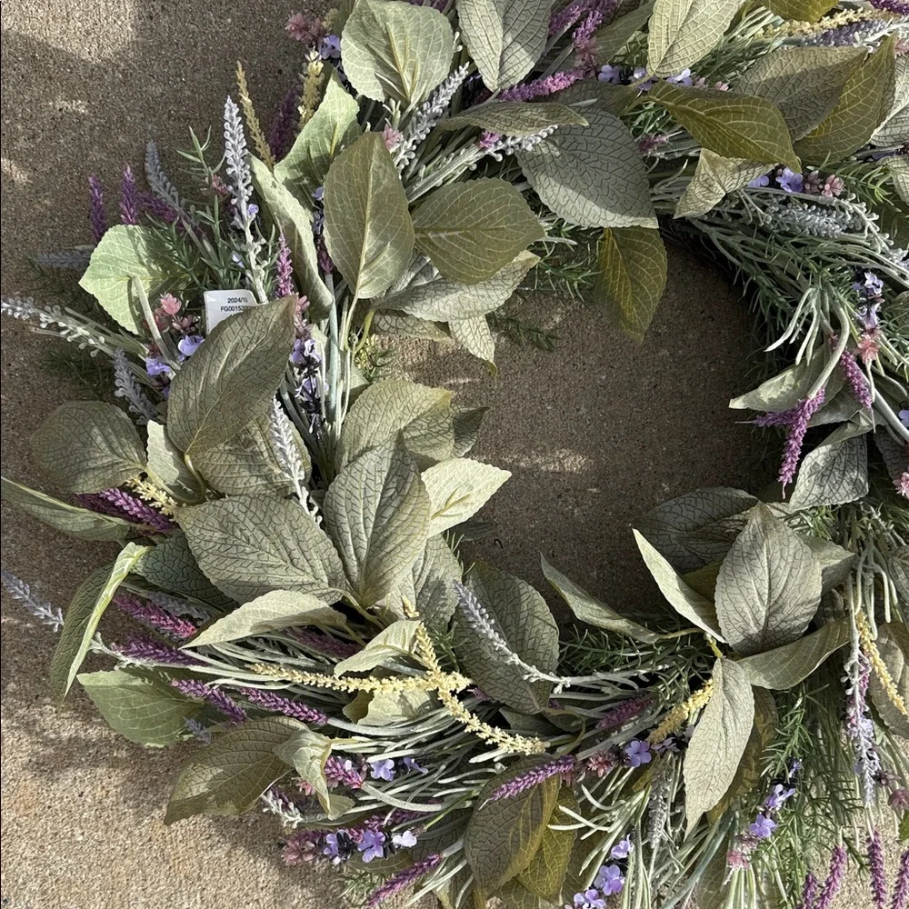 Frontgate Lavender Wreath - NWT